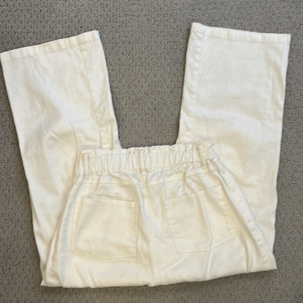 Emerson Fry Babas Pant Heart Pockets Ivory Hemp Organic Made in USA - Picture 7 of 11